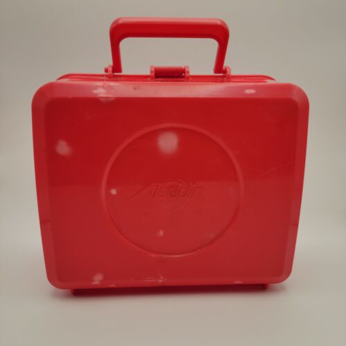 Vintage 1994 Dinosaurs TV Show Lunch Box Red Aladdin Made In USA Father Baby - Picture 6 of 10