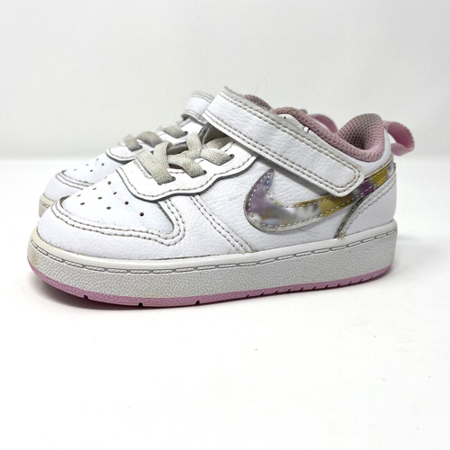 Nike Court Borough Low 2 Hook Loop Strap White Pink Size 7c Cz6614 100 Ebay Nike Court Borough Low 2 Hook Loop Strap White Pink Size 7c Cz6614 100 Ebay