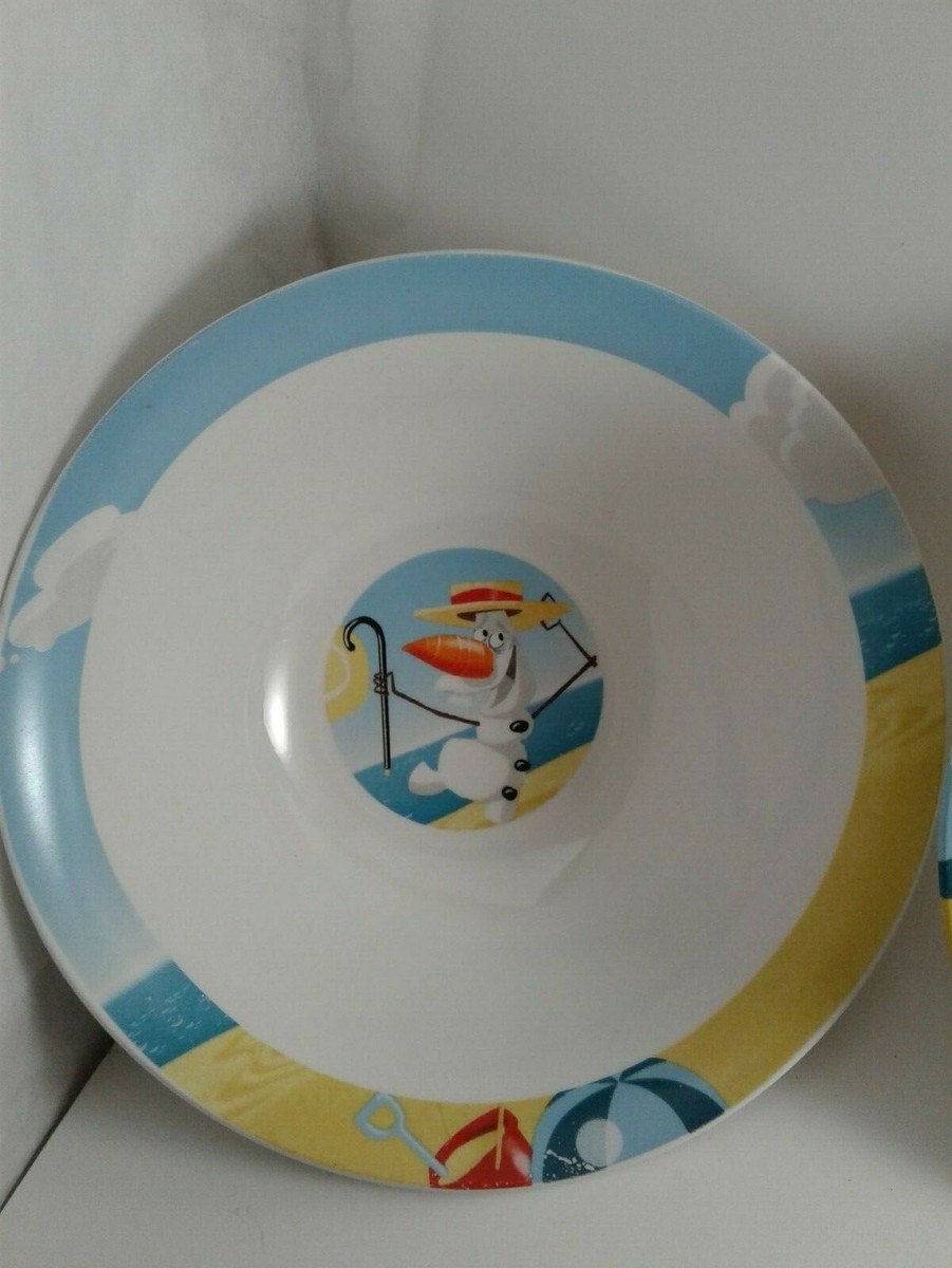 Olaf From Frozen Bowl and Plate Chillin in Summer set | eBay