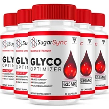 (5 Pack) Sugar Sync Glyco Optimizer SugarSync Glycogen Support (300 Capsules)