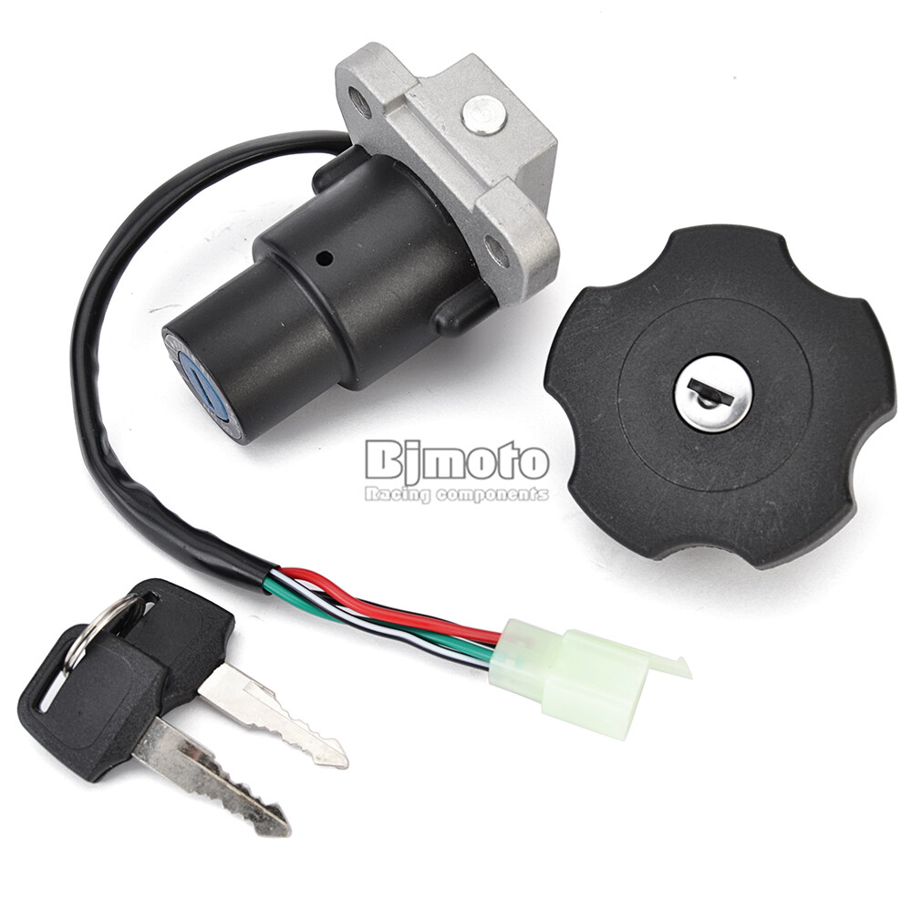 Ignition Switch Fuel Gas Cap Seat Lock Keys Kit For Yamaha XT225 Serow