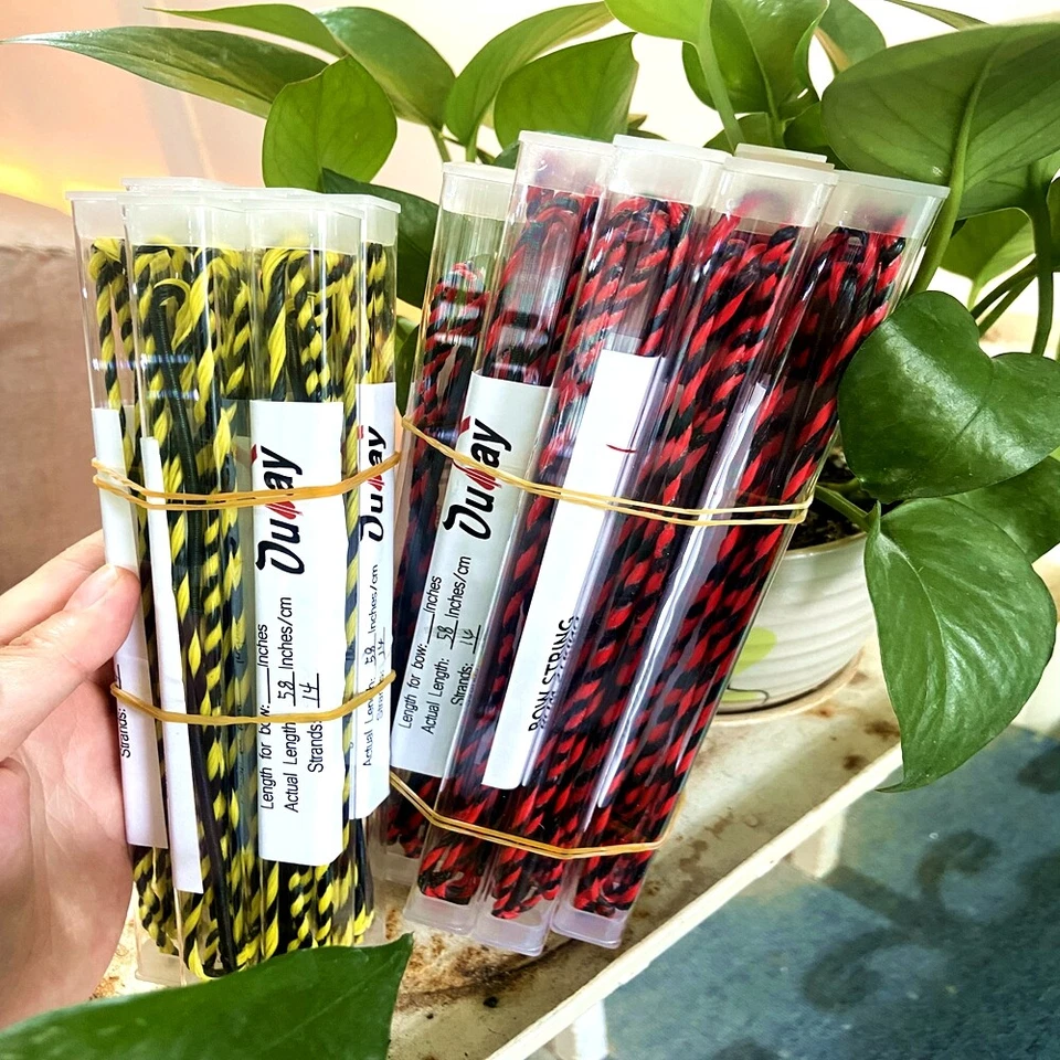 Archery Actual 54/58/62in Handmade Flemish Twist Strings Recurve Bow Replacement - Image 2 of 4