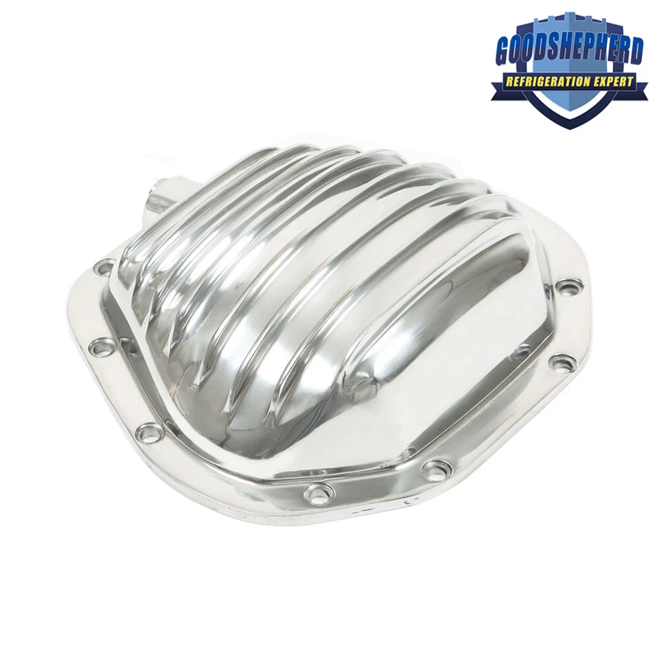 Для 1974-1979 Ford F250 Dana 60 10 болтов передняя ребристая полированная крышка дифференциала - Изображение 3 из 4