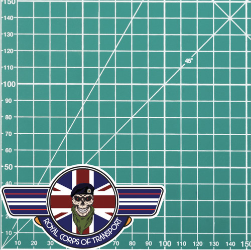 Royal Corps of Transport UV Laminated Vinyl Sticker - Wings - Picture 4 of 7