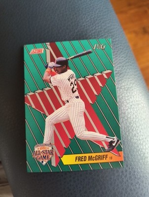 FRED McGRIFF 1992 SCORE PROCTER & GAMBLE #11 OF 18 FREE SHIPPING .