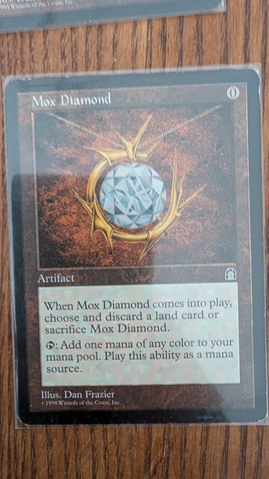 MTG Mox Diamond, Heavy Play, English Stronghold - Image 4 of 4