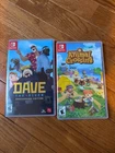 Animal Crossing: New Horizons and Dave the Diver Anniversary - Nintendo Switch