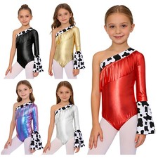 Kids Girls Leotard Dance Jumpsuit Western Bodysuit Fringed Daily Wear Cosplay