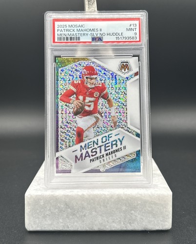 PATRICK MAHOMES II 2025 PANINI MOSAIC MEN OF MASTERY SILVER NO HUDDLE #13 CHIEFS - Picture 1 of 2