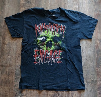 Killswitch Engage Shirt L 2013 Skull Vintage Metalcore Heavy Metal Schwarz