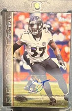 Topps Field Access C.J. Mosley Autographed #13 Baltimore Ravens Football 2015