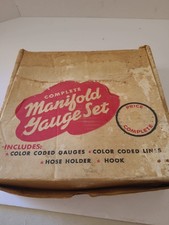 Kent-Moore VINTAGE COMPLETE MANIFOLD GAUGE SE...