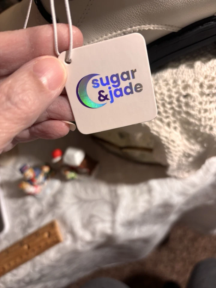 Botas blancas Sugar And Jade imitación cuero negras botas con cordones niñas jóvenes 7 Foto 4 de 4