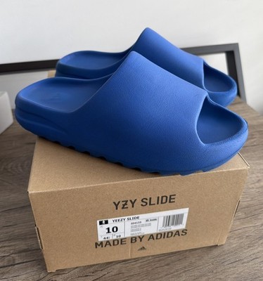 adidas gazelle silver green womens Adidas Yeezy Slide 'Azure' (2024) – PUSHAS main image 0
