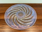 René Lalique : Ancienne coupe Poissons Art Deco en verre opalescent signée