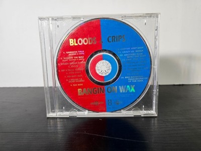 Vtg BLOODS & CRIPS BANGIN ON WAX CD Disc 18 Tracks TESTED Explicit Lyrics 