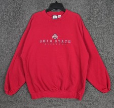 Vintage Ohio State Buckeyes Crewneck Sweatshirt Mens XL Embroidered OSU Football