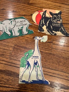 FREE SHIP! Three 1947 Ads Featuring Elmer the Elephant PA Automotive Association