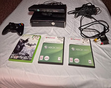 Microsoft Xbox 360 S 250GB Black Console Bundle w/ Kinect, Controller, 3 Games