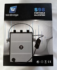 WinBridge S98 Wireless Portable Voice Amplifier Bluetooth 5.3 PA System, 40W