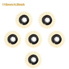 6pcs Wool Polishing Wheel Buffing Pads Flap Disc For Metal Wood Angle Grinder