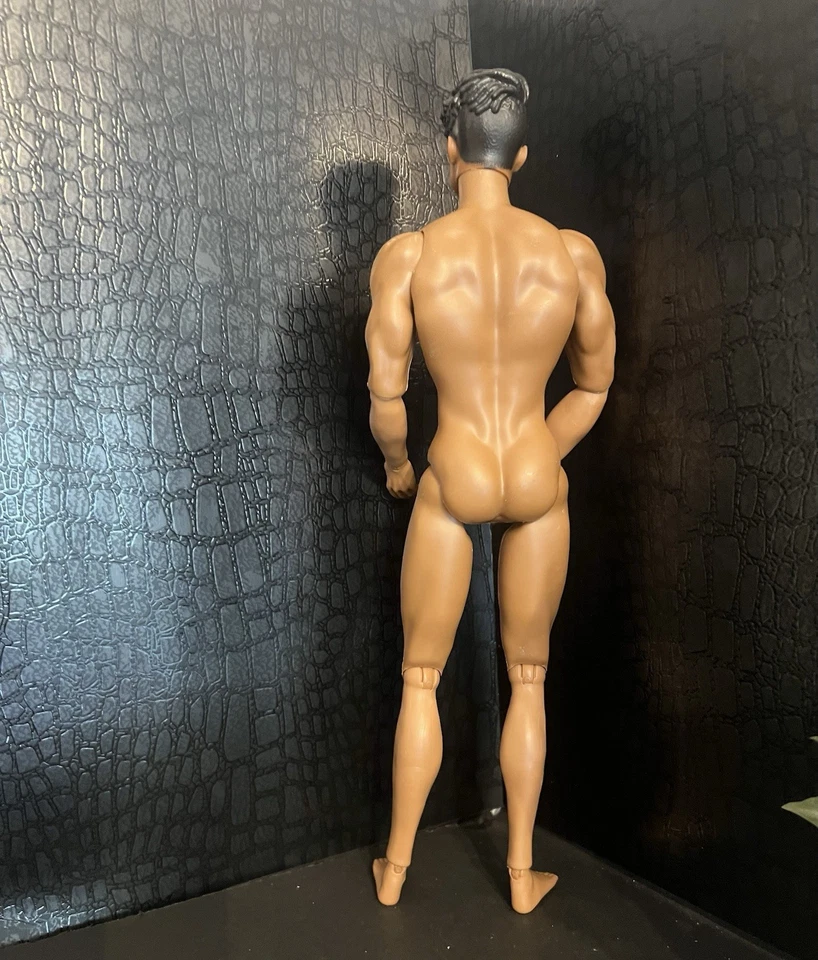 Muñeca híbrida articulada AA Ken personalizada única Barbie afroamericana Foto 3 de 3