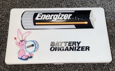 Energizer Battery Organizer Storage Case Plastic