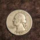 1942-S  WASHINGTON US QUARTER 90% SILVER