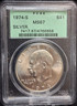 1974 S PCGS MS67 Silver Eisenhower Dollar OGH Coin San Francisco Eisenhower