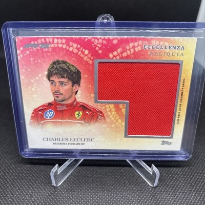 Topps 2025 F1 Eccellenza Reliquia Race Worn Relic Card Charles Leclerc