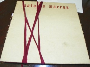 Antonio Marras 2003 copy right  Art large Book Foreign stain shown on back cover