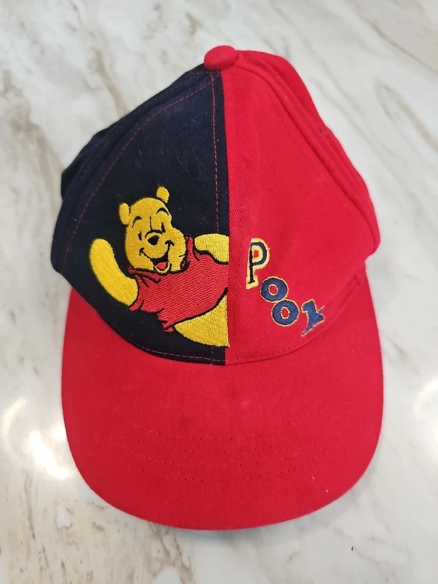 90s Disney Pooh Baseball Cap Hat Colorful Kidcore NWT Vintage 90s Snapback Hat Baseball Cap Winnie the Pooh Bear  main image 4