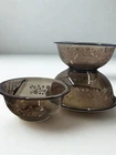 Vintage 1970s Pyrex Smoke Glass Mixing Bowls Set 3 Pennsylvania Dtch 322 323 325