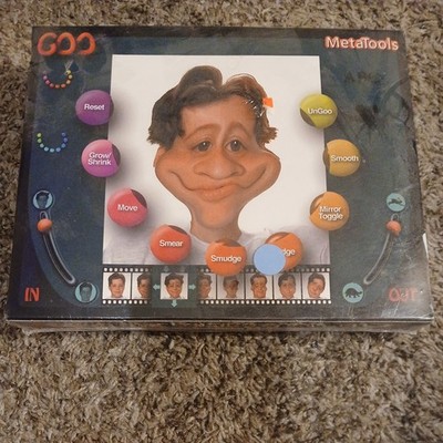 Vintage Computer Art Program Metatools Goo Liquid Image Warp Mac OS Windows 95