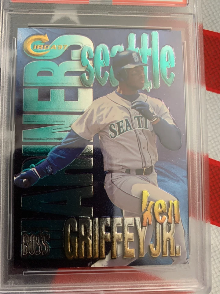 PSA 1997 Ken Griffey Jr.  Circa BOSS-SUPER BOSS # 6    FOIL/EMBOSSED   Clean - Image 2 of 4