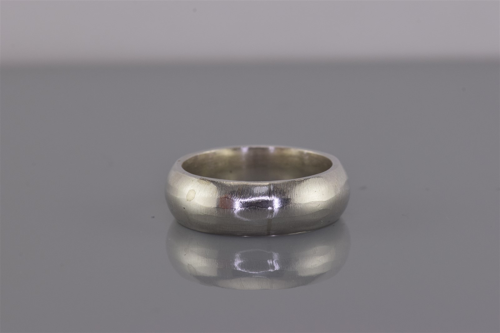 Sterling Silver 7mm Round Solid Classic Band Ring… - image 2