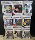 Lot of 9 One Piece Funko Pop! - Straw Hat Crew Luffy Zoro Sanji Chopper Usopp +
