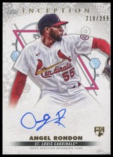 2022 Topps Inception Angel Rondon Auto #/299 Rookie RC #BRES-ARN Autograph Card