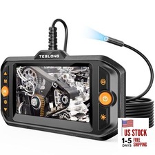  Endoscope Borescope with Light, Snake Inspection Camera for Automotive 