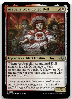 Arabella, Abandoned Doll #208 (NM) Duskmourn DSK Magic MTG