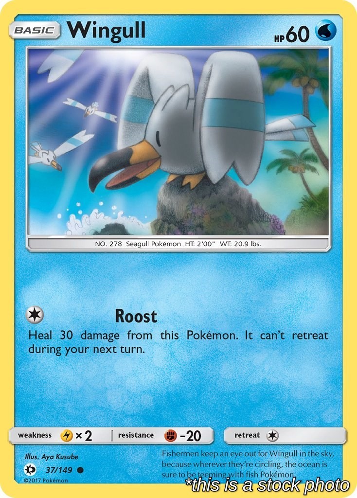 Wingull | 37/149 | SM Base Set NM