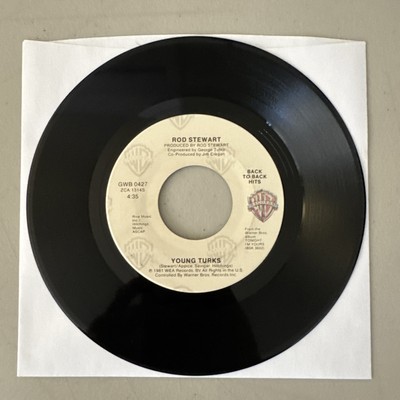 Rod Stewart Young Turks/Tonight I'm Yours 45rpm 7'' Tested EX