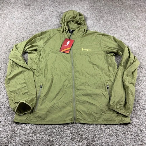 Cotopaxi Jacket Mens Large Green Hooded Pacaya Lite Packable Hiking Hiker New - product listing photo