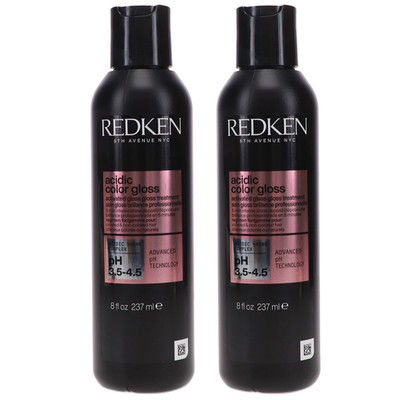 Redken Acidic Color Gloss Activated Glass Gloss Treatment   8 oz (Set of 2) NEW