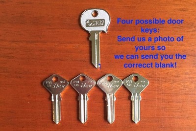 Ferrari 308 KEY BLANK SET. Ignition AND Door/Gas keys. 308GTS