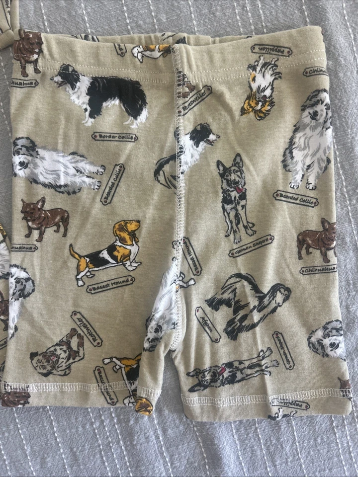 Conjunto de pijama para niños en casa con razas de perro talla 4T unisex nuevo con etiquetas Foto 3 de 4