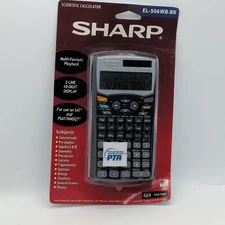 Sharp EL-506WBBK Scientific Calculator