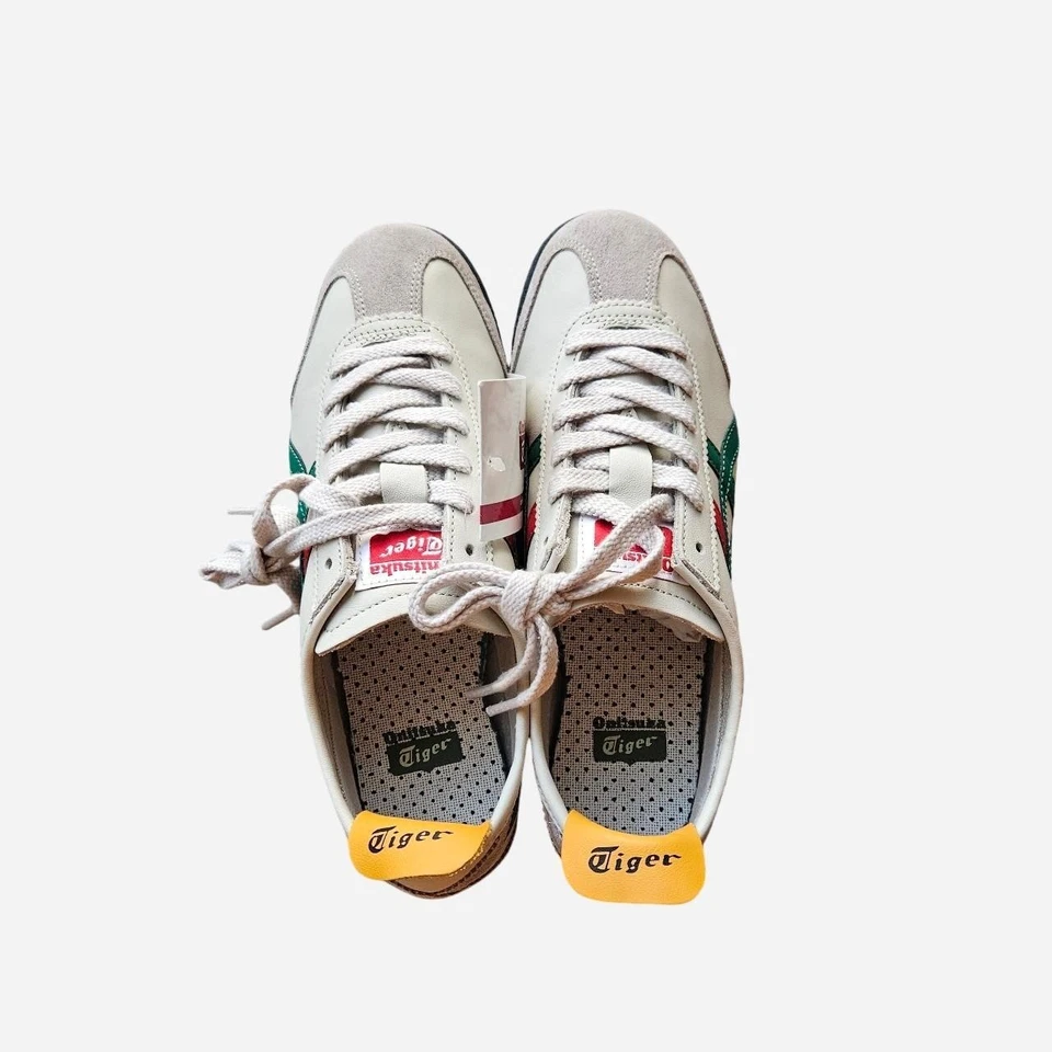Onitsuka Tiger México 66 verde crema y abedul para mujer talla 7US Foto 2 de 4