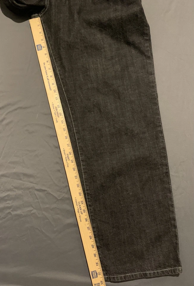 Vintage G-Unit Jeans Mens 40x34 Black 50 Cent Baggy Denim Pants Rap Skater Y2K - Image 4 of 4