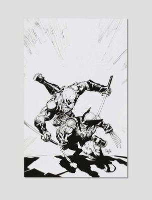 Deadpool/Wolverine #1 Capullo Giclee Print Poster 11x17 Marvel Wall Art